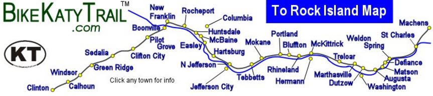 Katy Trail Map
